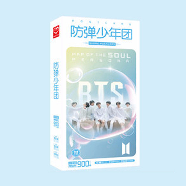 Hộp ảnh Postcard Bts persona 900 ảnh mẫu bong bóng 2 mẫu