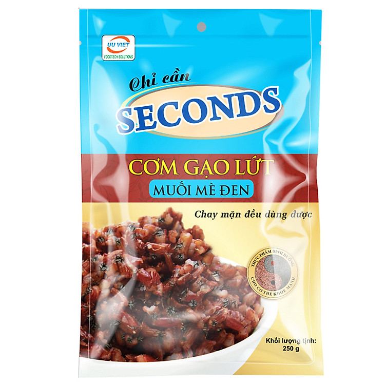 Cơm Gạo Lứt Muối Mè Đen Seconds (250g)