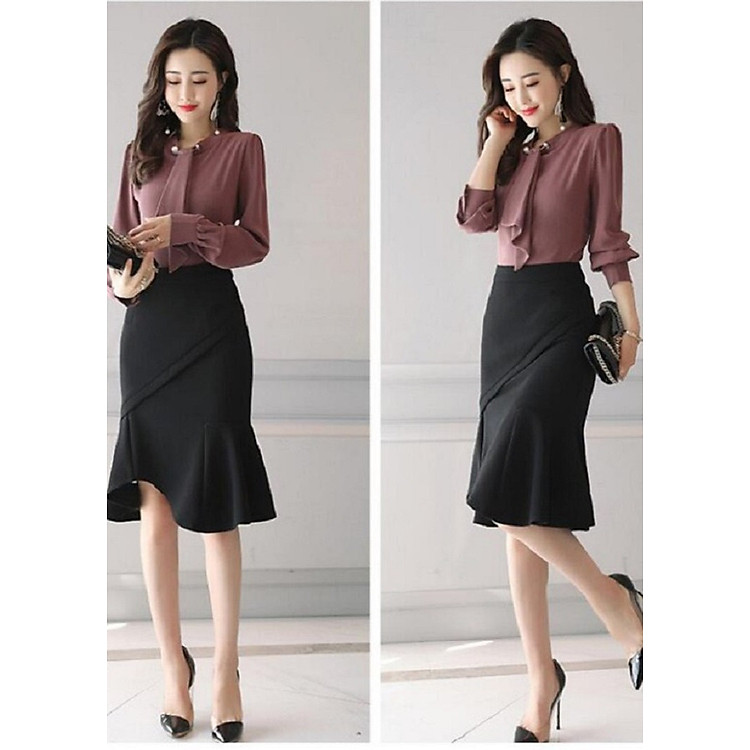Chân váy thời trang công sở sang trọng