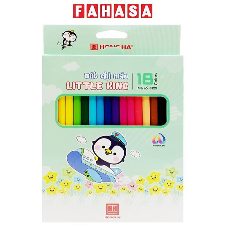 Hộp 18 Bút Chì Màu Little King