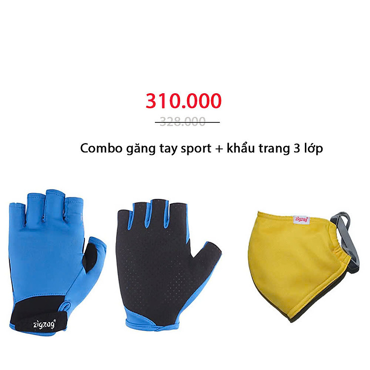 COMBO GĂNG TAY THỂ THAO + KHẨU TRANG 3 LỚP