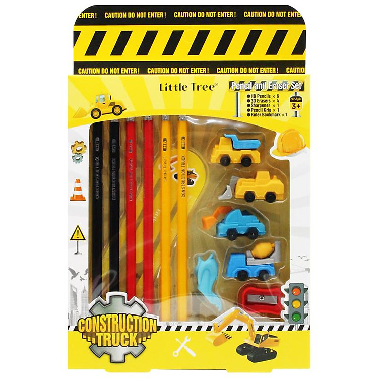 Bộ Dụng Cụ Học Tập Xe Công Trình Construction Truck (13 chi tiết) - Ảnh 6