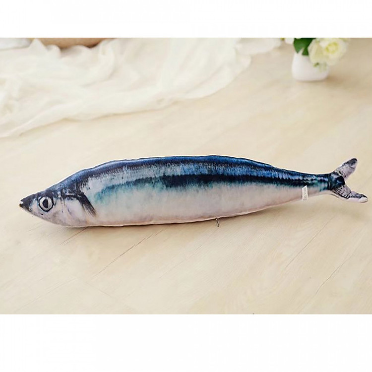 Đồ Chơi Cá Thu Nhồi Bông Cho Thú Cưng