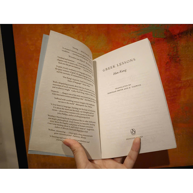 Greek Lessons: A novel by Han Kang, Nobel Prize winner - Ảnh 5