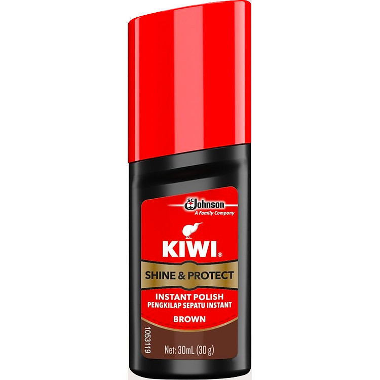 Xi Nước Màu Nâu Kiwi Shine & Protect Brown 30ml