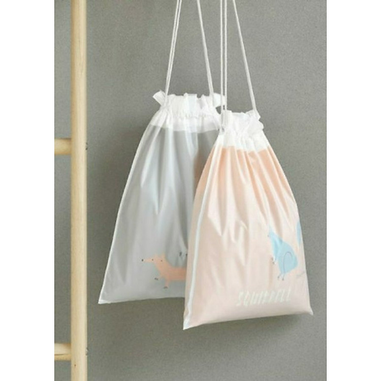 Combo 2 túi dây rút Love Animal chống thấm nước - Giao màu ngẫu nhiên