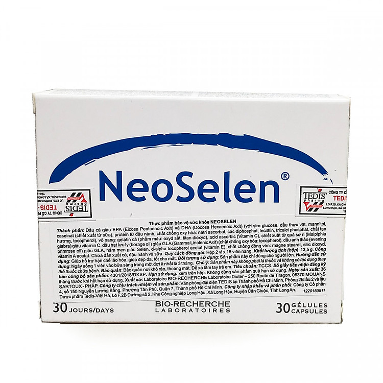 Thực phẩm chức năng NeoSelen, viên bổ sung selen (30 viên)