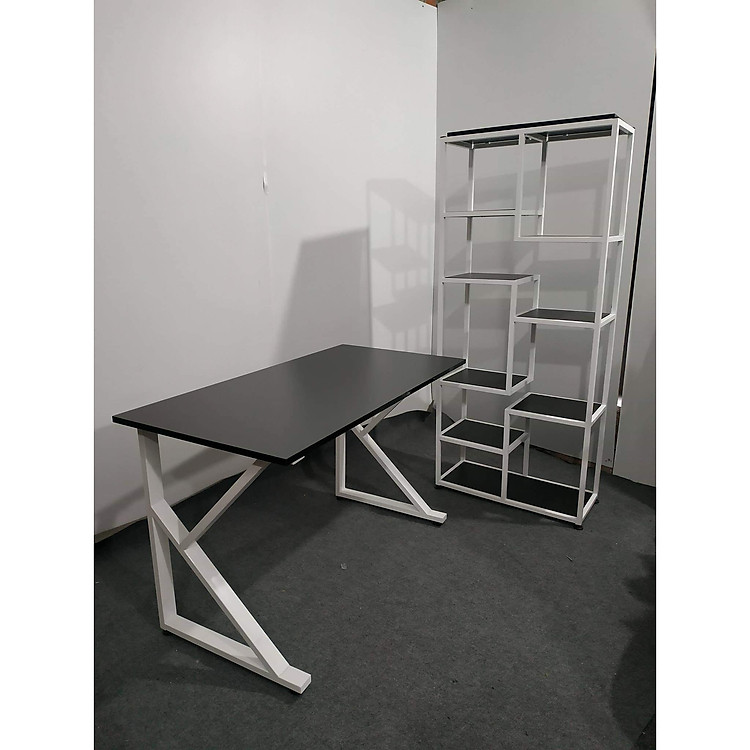 Bàn làm việc & gaming chân sắt chữ K hiện đại 1m