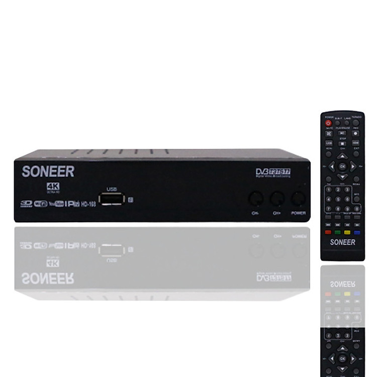Đầu Thu Kỹ Thuật Số DVB T2-SONEER- dau thu truyen hinh mat dat- Hàng Nhập Khẩu