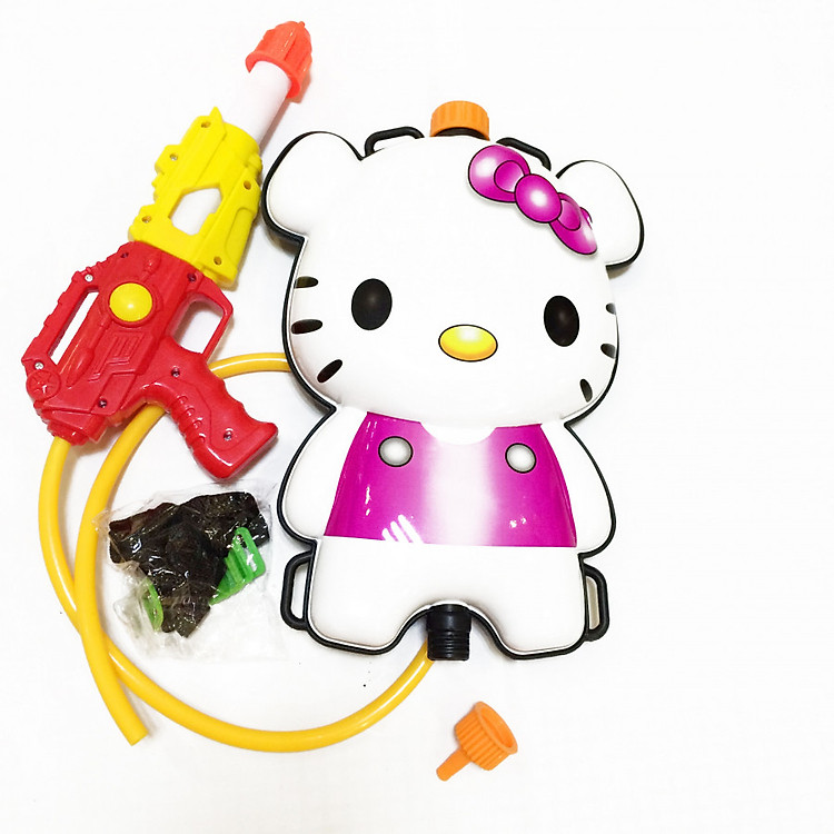 Súng nước balo cho bé hoạt hình mèo kitty