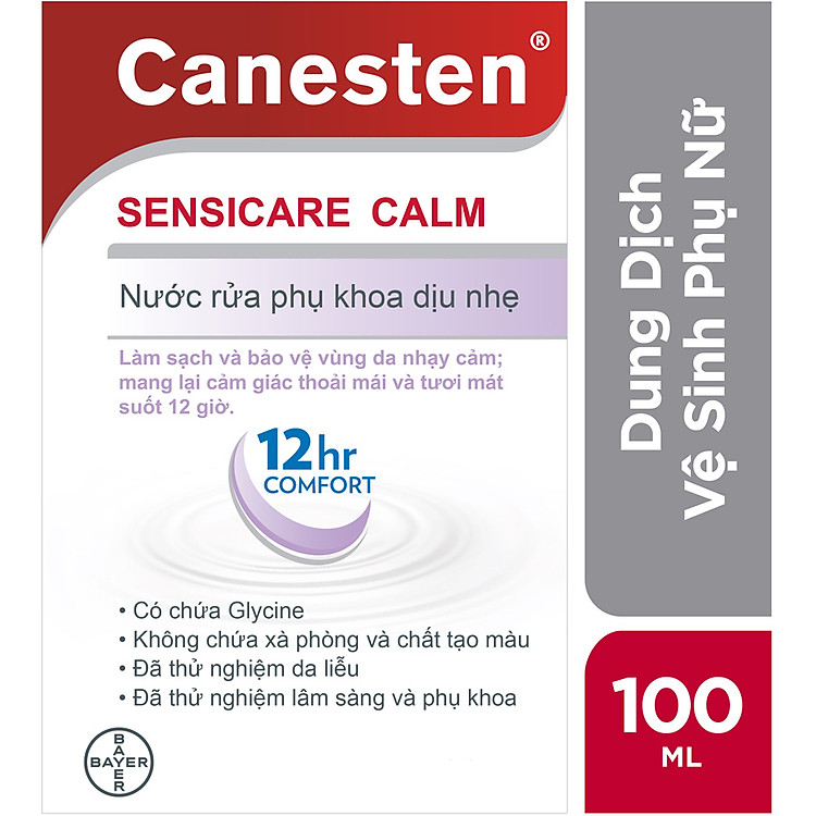 Dung dịch vệ sinh phụ nữ CANESTEN SENSICARE CALM (100ml)