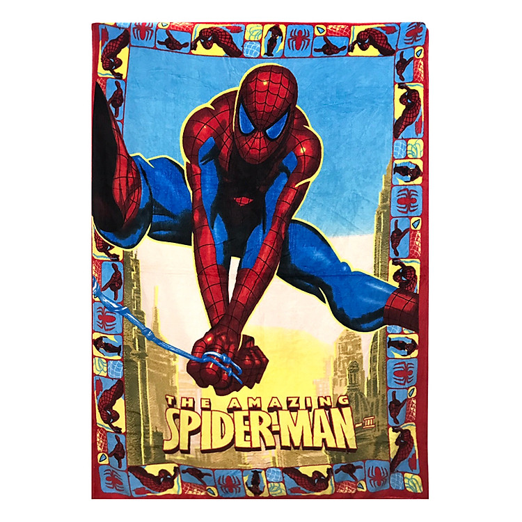 Chăn Mền Băng Lông Disney Mẫu Người Nhện Spiderman (2 x 1.6m)