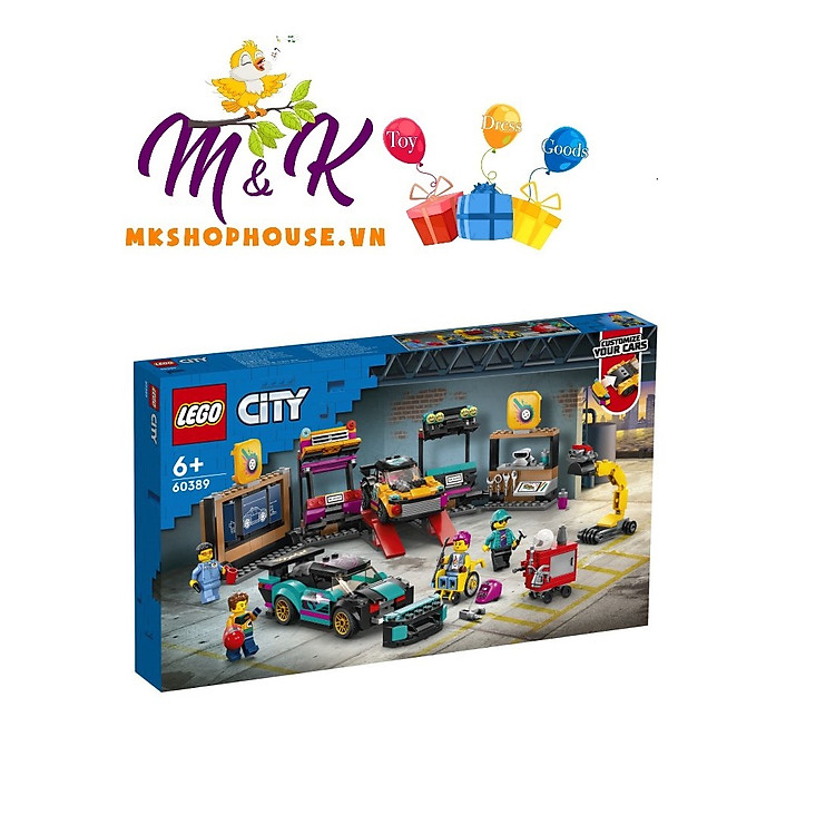 Chọn mua tại Shopee: LEGO City 60389 Trạm Ga-ra Nâng Cấp - Giá tốt nhất tại Mall Shop