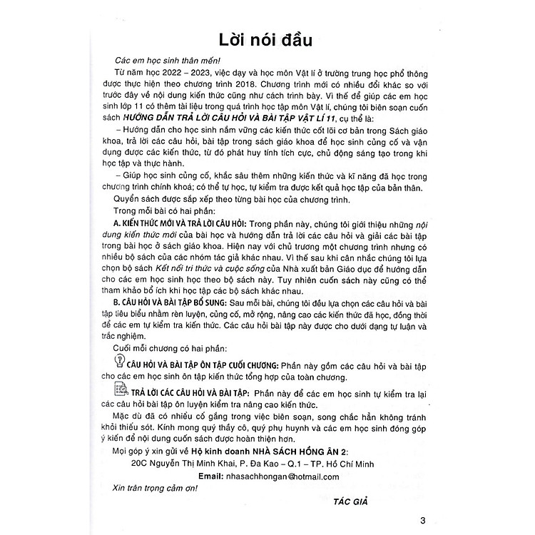 Hướng Dẫn Trả Lời Câu Hỏi Và Bài Tập Vật Lí 11 (Bám Sát SGK Kết Nối) - Ảnh 2