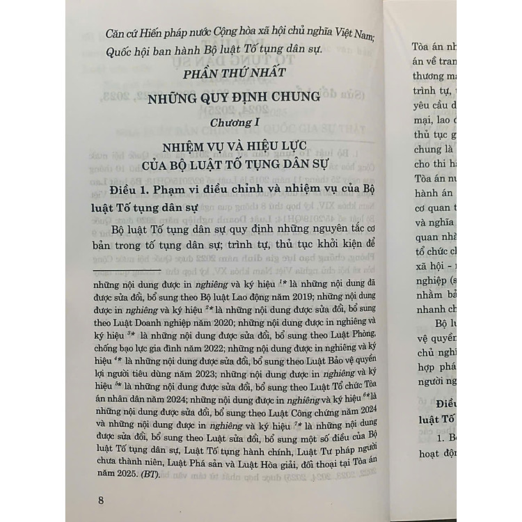 Bộ luật tố tụng dân sự 2015 (sửa đổi bổ sung năm 2019, 2020, 2022, 2023, 2024, 2025) - Ảnh 6