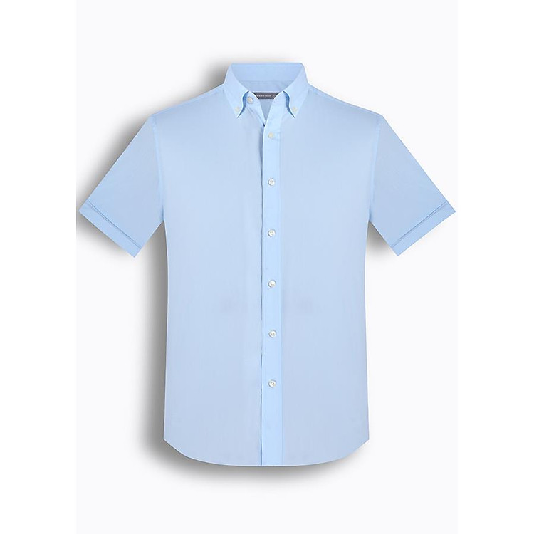 Áo sơ mi nam tay ngắn họa tiết The Shirts Studio Hàn Quốc TD45F2302BL