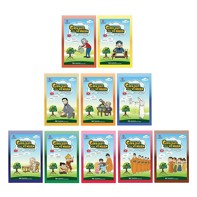 Bộ Truyện Tranh Gieo Hạt Cùng Vĩ Nhân (Tập 1-10) - Ảnh 2