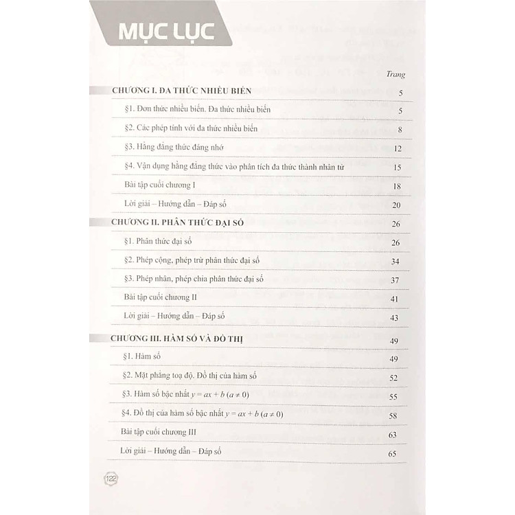 Bài Tập Toán 8 - Tập 1 (Cánh Diều) (2023) - Ảnh 2