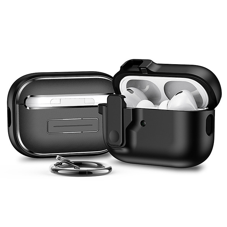 Ốp Case bảo vệ Kai.N Pop Up Cover có khoá cho Airpods Pro 2/ Airpods Pro, kèm móc treo_ Hàng chính hãng