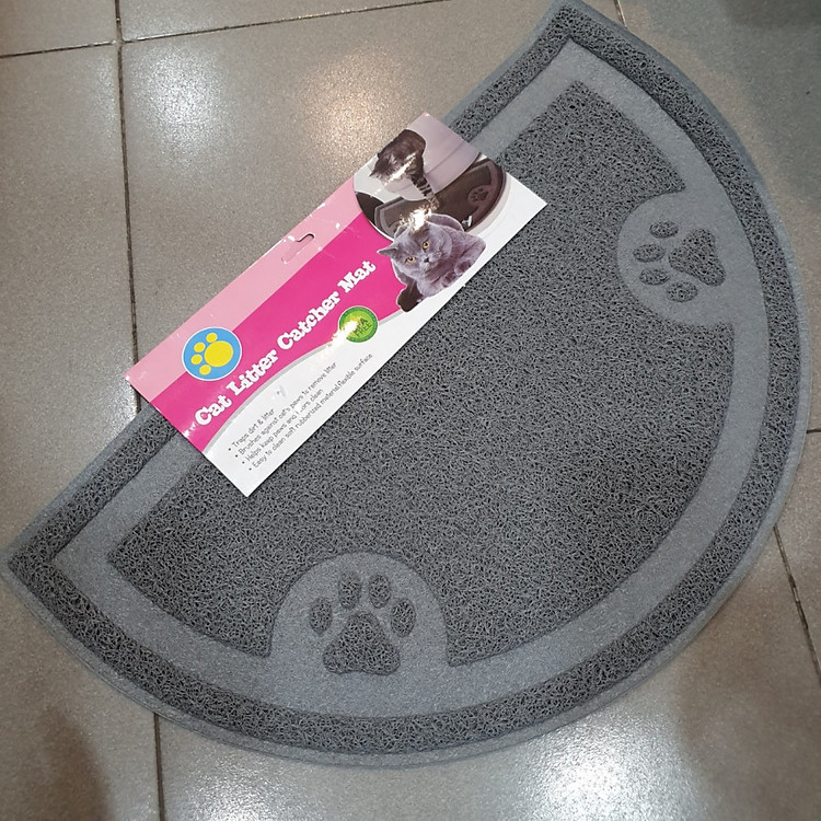 THẢM CHÙI CHÂN CHO MÈO HÌNH BÁN NGUYỆT