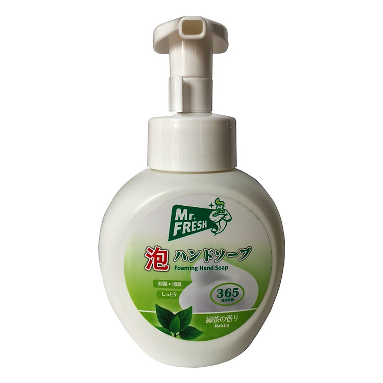 Sữa rửa tay bọt tuyết 365ml Mr.fresh Hương Trà xanh