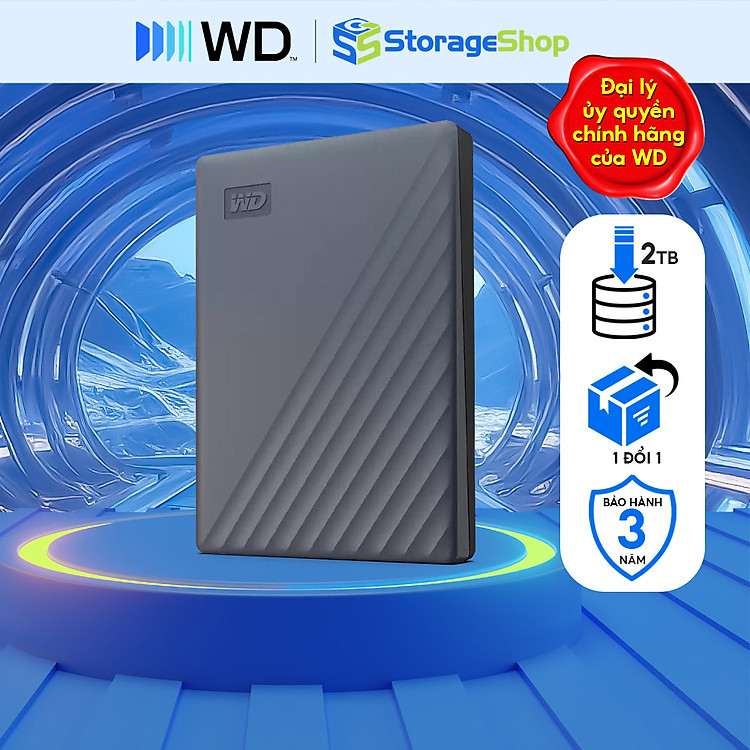 Ổ cứng di động Western Digital (WD) My Passport Works with USB-C Chính hãng Hàng chính hãng