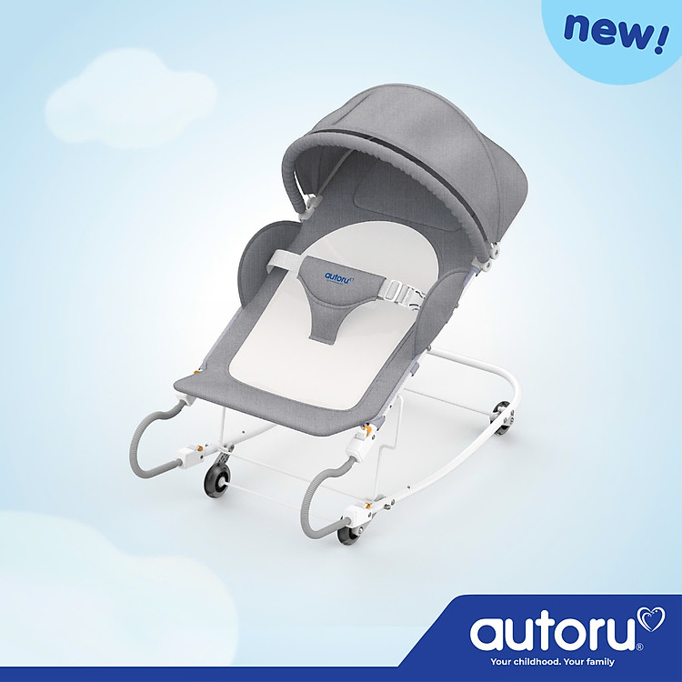 Xe nhún ăn bột Autoru F3 chính hãng Chính hãng Ưu đãi - Hình ảnh 3