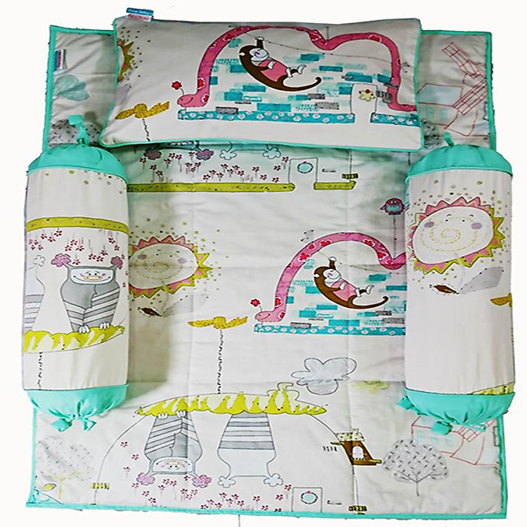 Chọn mua tại Shopee: Bộ ga gối Sleep Baby Colorful Nature mua giá tốt nhất tại Shop Mall