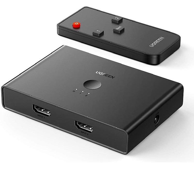 Ugreen UG70690CM319TK 4K 60hz 2 vào 4 ra Bộ gộp tín hiệu HDMI 2.0 màu đen - HÀNG CHÍNH HÃNG