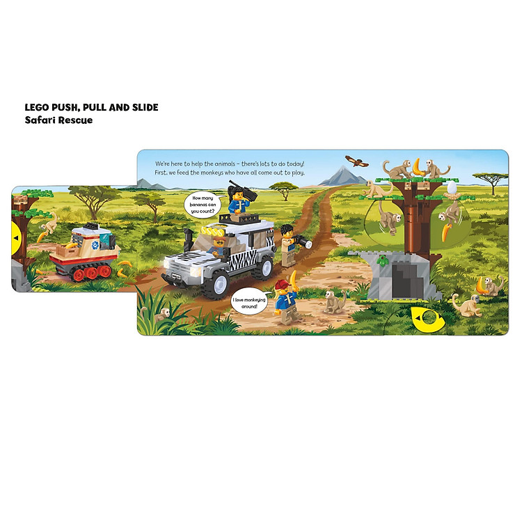 LEGO City. Safari Rescue: A Push, Pull And Slide Book - Ảnh 6