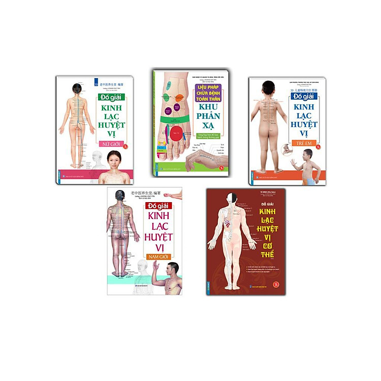 Đồ Giải Kinh Lạc Huyệt Vị – Nam Giới, Nữ Giới, Trẻ Em, Cơ Thể