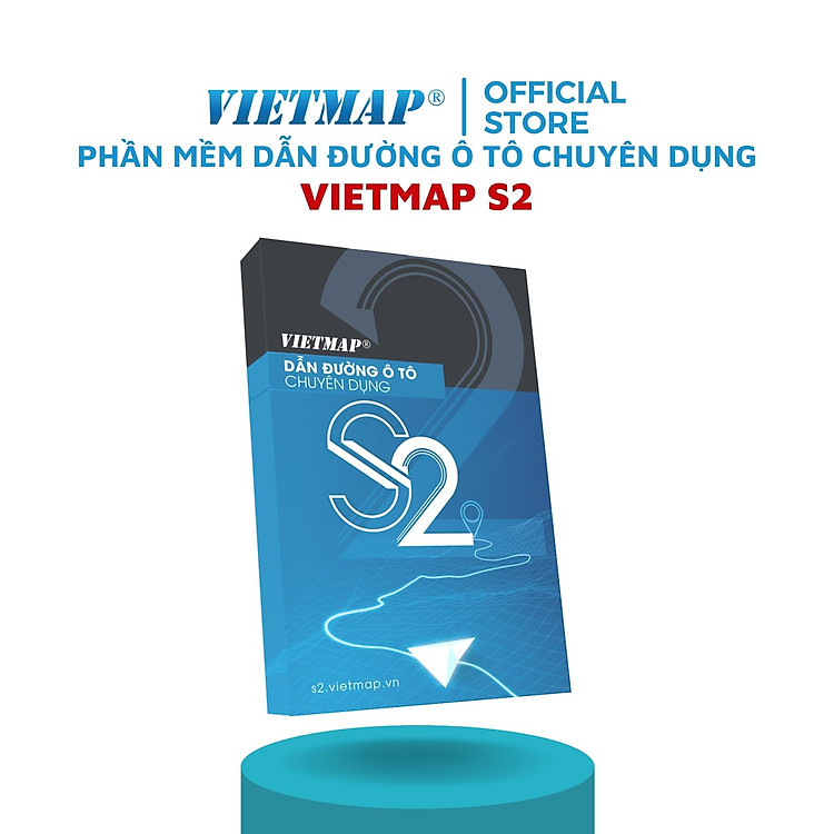 Phần mềm dẫn đường ô tô chuyên dụng VIETMAP S2 - Hàng Chính Hãng