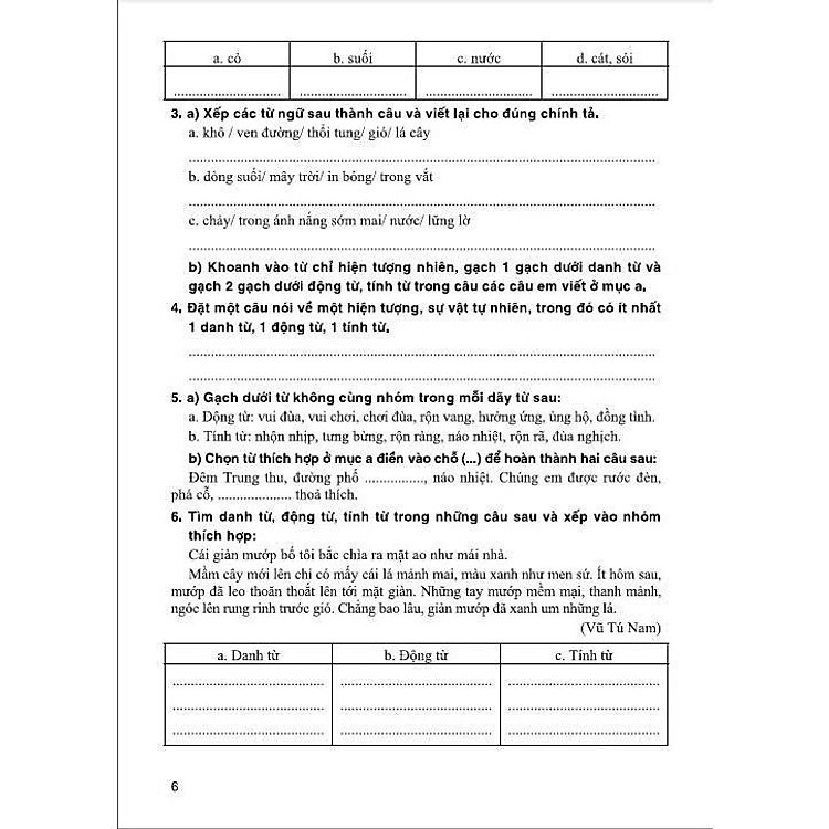 Vở Bài Tập Nâng Cao Từ Và Câu Lớp 5 - Ảnh 3