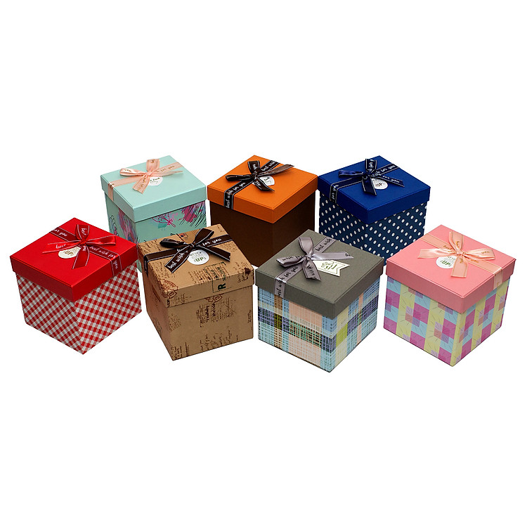 Hộp Quà Vuông V 019 (12 x 12 x 12 cm)