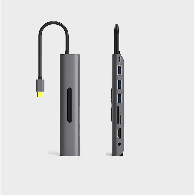 Hub USB type C - 9 in1 - Màu Ngẫu Nhiên
