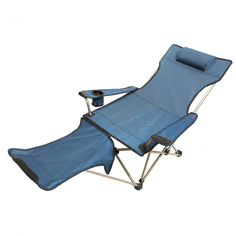 Ghế Xếp Du Lịch Gác Chân Tháo Lắp - Vải Dù