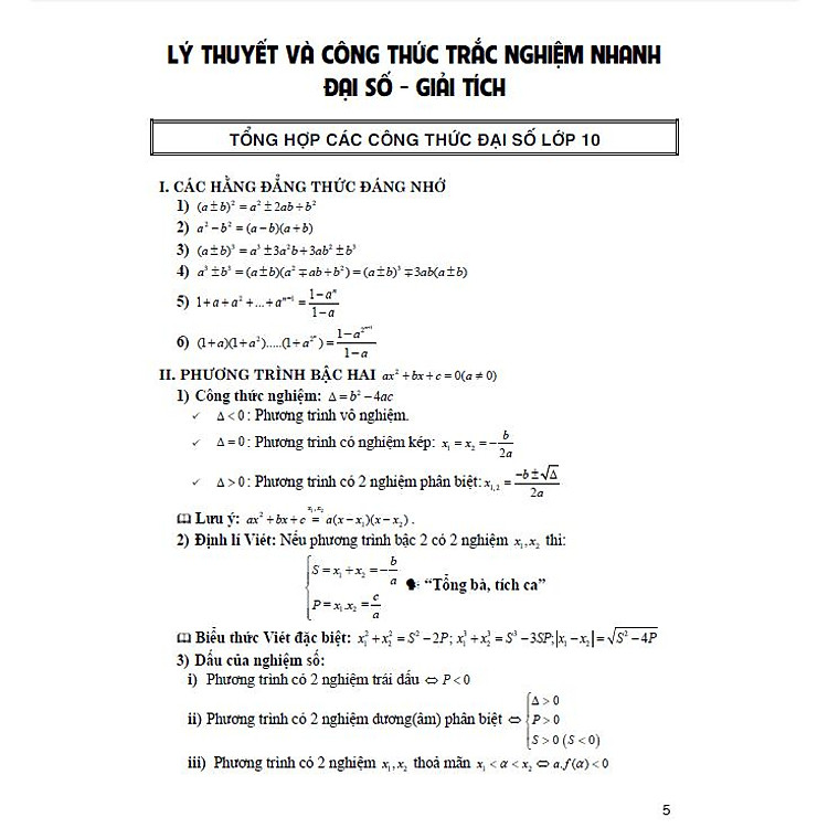 Thủ thuật giải nhanh môn Toán phương pháp trắc nghiệm & máy tính casio - Ảnh 2