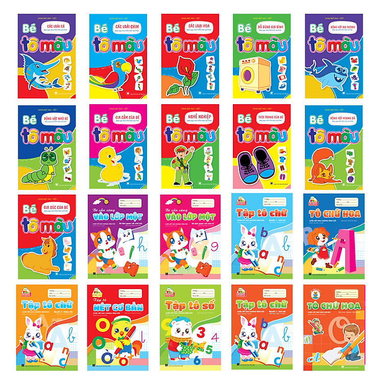 Bé Tô Màu - Luyện Chữ (Mầm Non - Chuẩn Bị Vào Lớp 1) - Ảnh 4