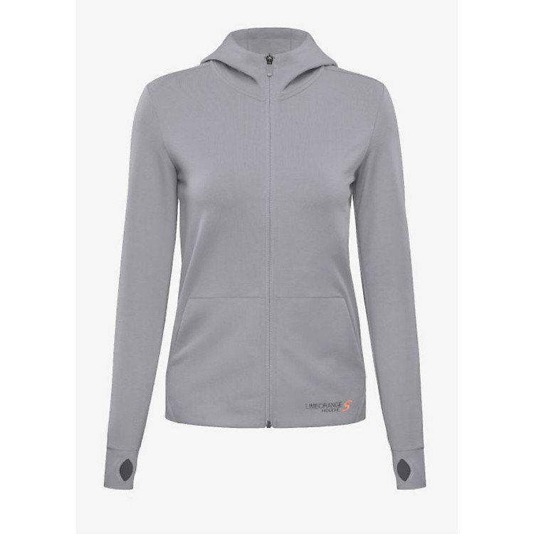 Áo Khoác Nữ Hoodie S LimeOrange LO18707103-G - Xám