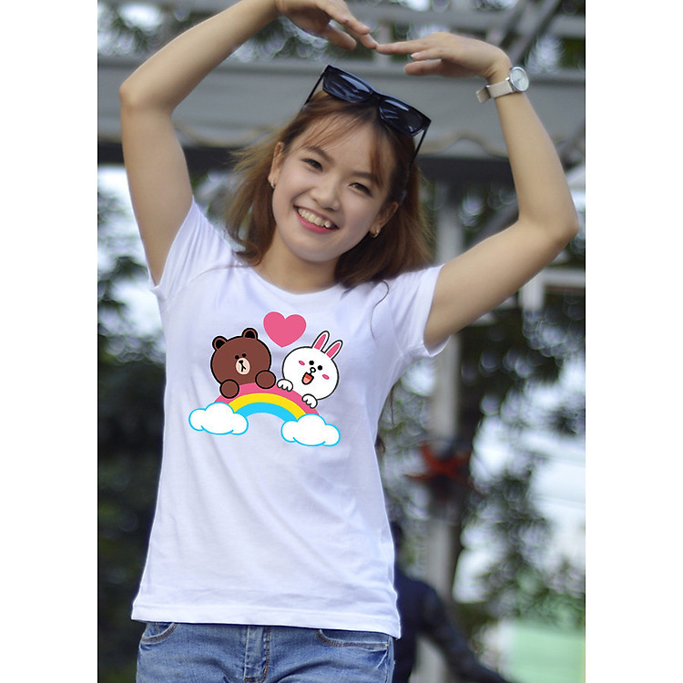 Crazy sales. Áo phông nữ thoát nhiệt Nhật Bản GOKING. Áo thun nữ in hình đẹp cá tính, thành phần 100 cotton thoáng mát, thấm hút mồ hôi, đánh bay cơn nóng mùa hè