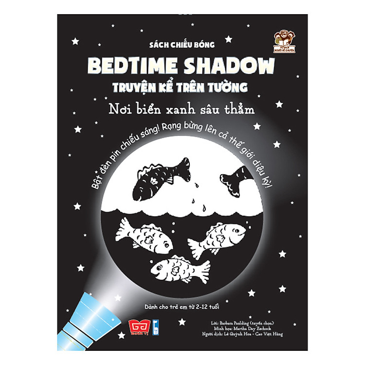 Sách Tương Tác - Sách Chiếu Bóng - Bedtime Shadow – Truyện Kể Trên Tường - Nơi Biển Xanh Sâu Thẳm