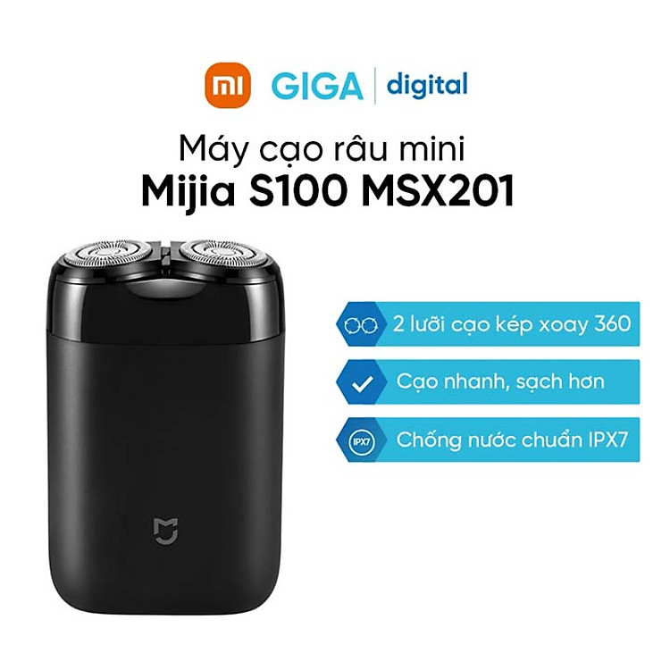 Máy cạo râu mini Xiaomi Mijia S100 MSX201 - Hàng Chính Hãng