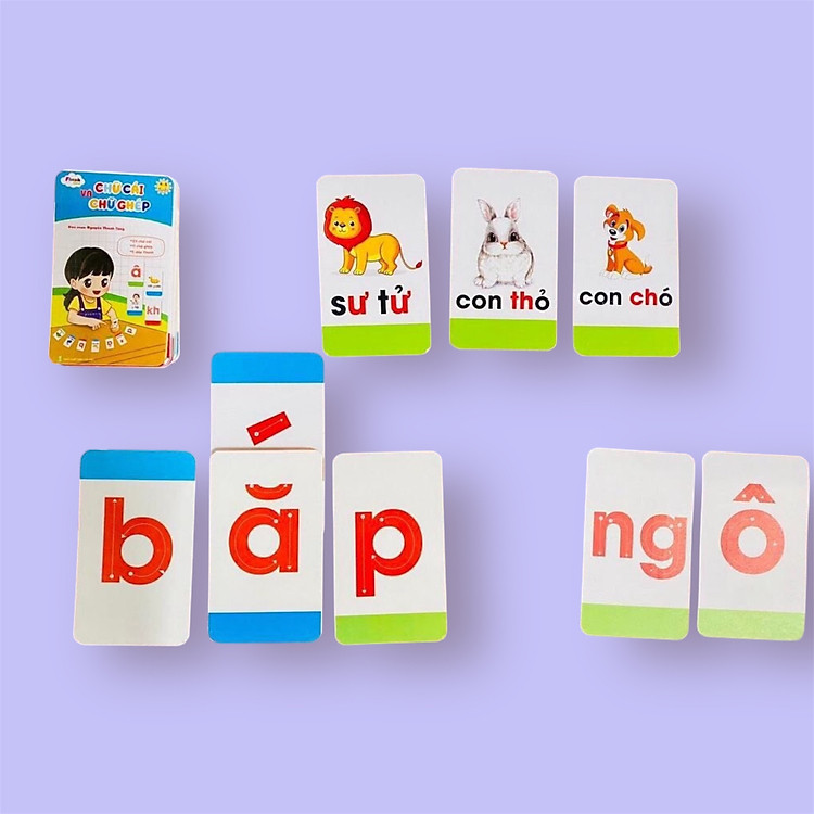 Flashcard - Thẻ Chữ Cái và Chữ Ghép - Ảnh 4