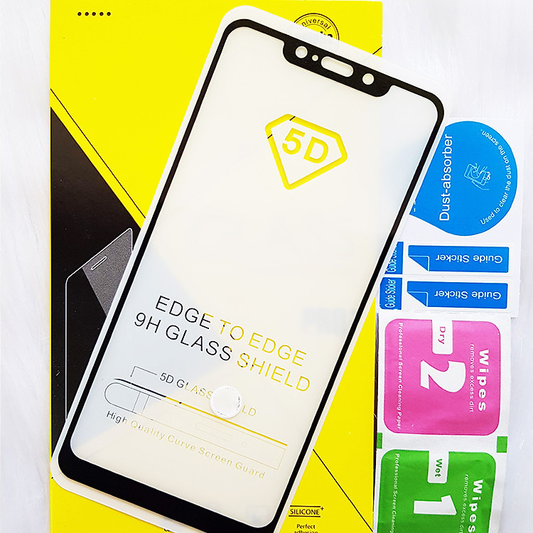 Kính Cường lực 5D Dành Cho VSMART ACTIVE 1 PLUS Full Keo Màn Hình - Màu Đen