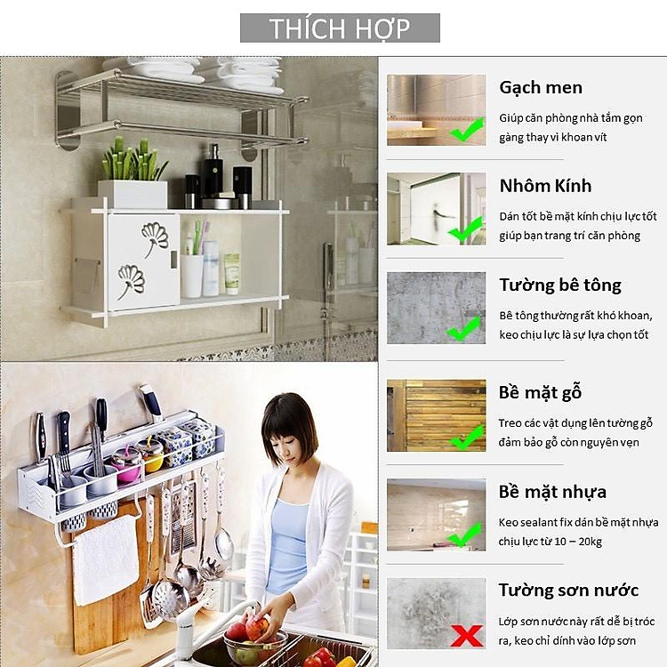 Keo Dán Tường Đa Năng TakyHome 6010 - Ảnh 7