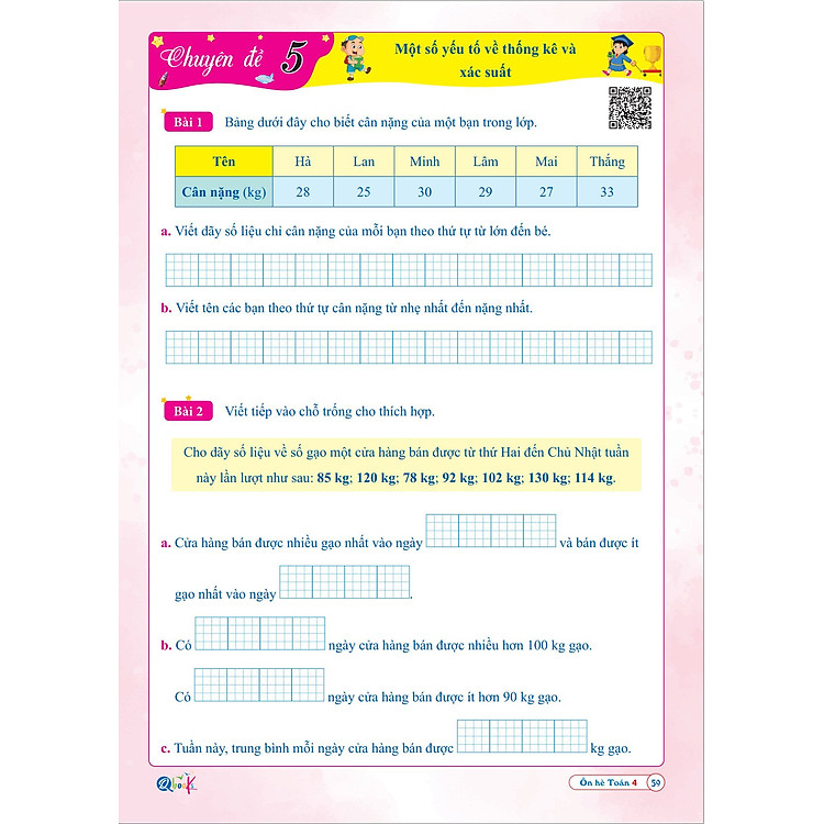 Ôn Hè Lớp 4 (Toán + Tiếng Việt) - Ảnh 3