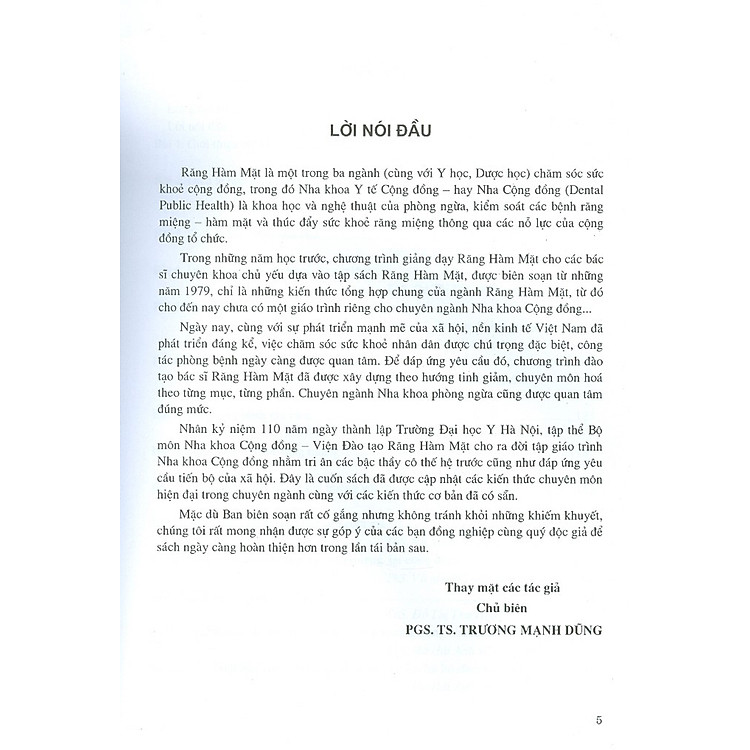 Nha Khoa Cộng Đồng - Tập 1 (Tái bản năm 2020) - Ảnh 2