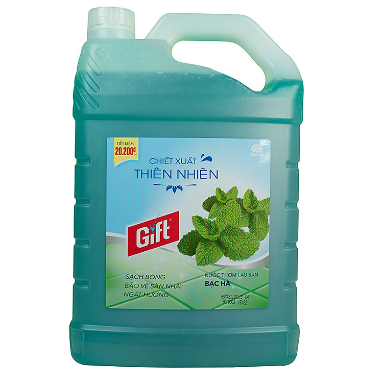 Nước Lau Sàn Gift Hương Bạc Hà 3.8kg
