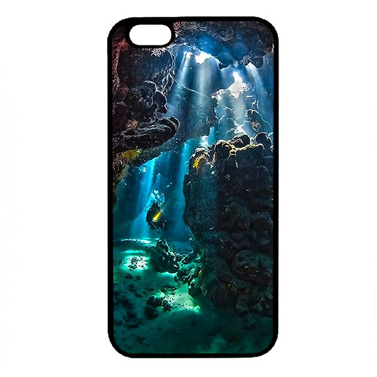 Ốp lưng cho điện thoại Iphone 6 Plus biển và cá (6) - Hàng chính hãng