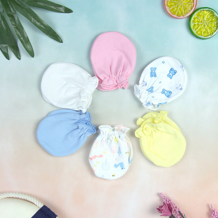 Combo 4 bộ bao tay và bao chân thun sơ sinh